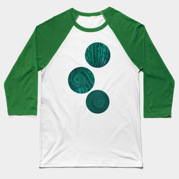 being in flux Baseball T-Shirt by augenWerk